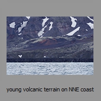 young volcanic terrain on NNE coast